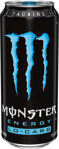 Monster Energy, Lo-Carb Monster, Low Carb Energy Drink, 16 Ounce | Pack of 15