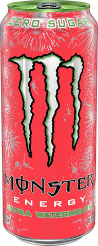 Monster Energy Drink Ultra Paradise & Watermelon Variety Pack, 24 Cans | 12 of Each Flavor, 16 fl oz cans